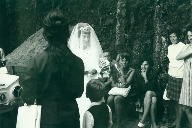 Svatba na Karlštejně v roce 1968